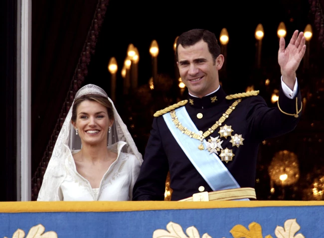 Βασίλισσα Letizia και βασιλιάς Felipe