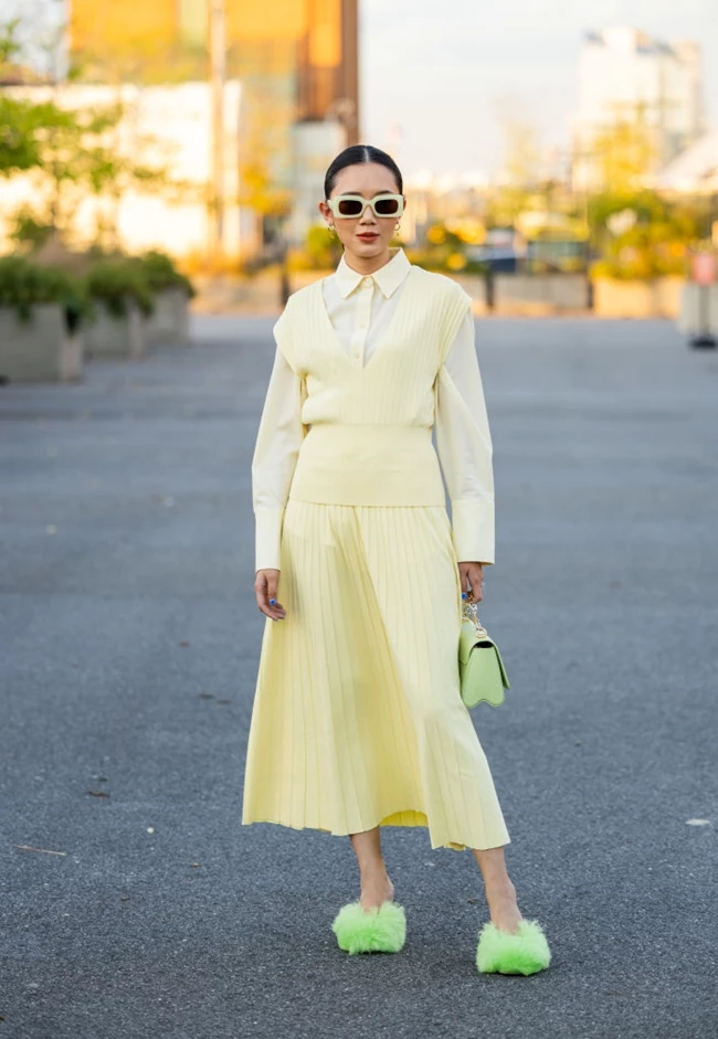 κίτρινο street style