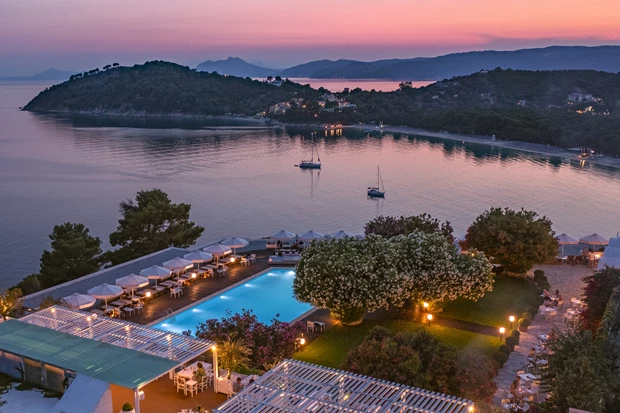 SkiathosPalace-Koukounaries View-Sunset