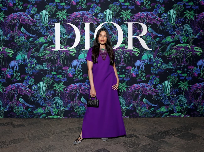 Dior Fall 2023 Mumbai freida pinto