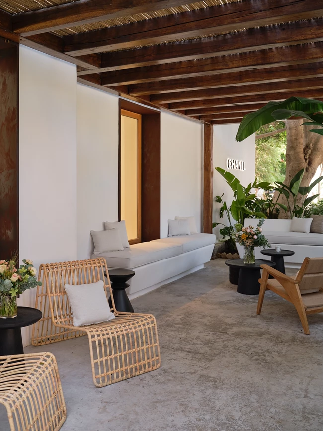 Chanel seasonal boutique mykonos