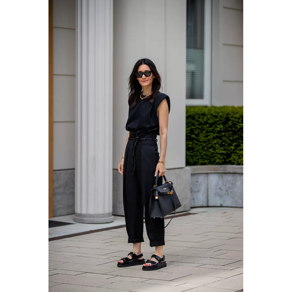Tailored παντελόνι + tank top
