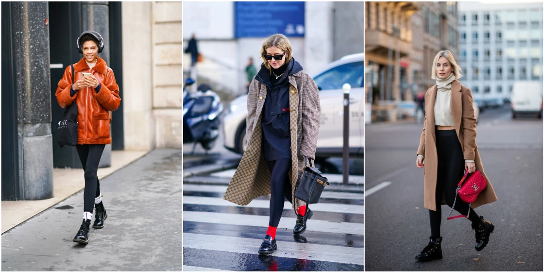 Πώς φοράνε τα κολάν οι γυναίκες με στιλ