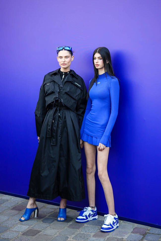 Cobalt blue street style