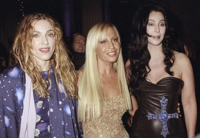 Donatella Versace  Madonna Cher