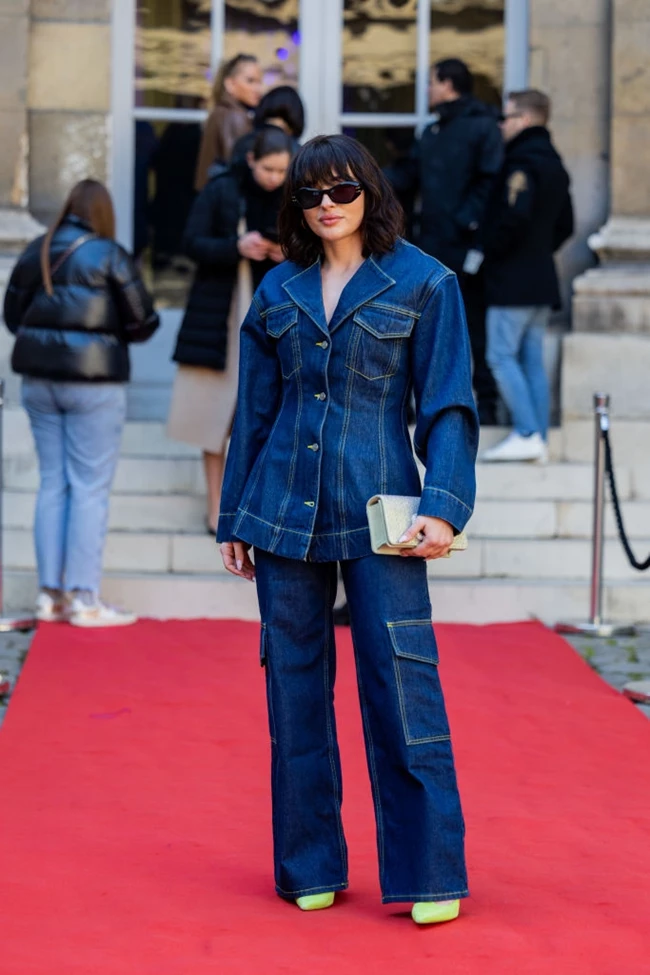 denim jacket street style