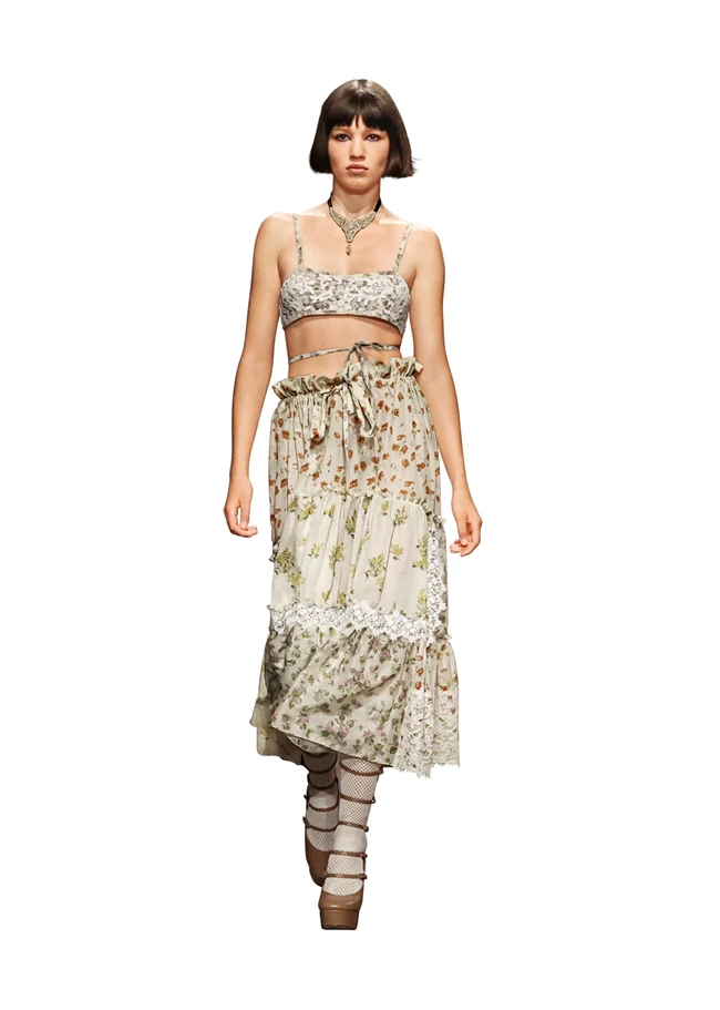 DIOR skirts floral HB308