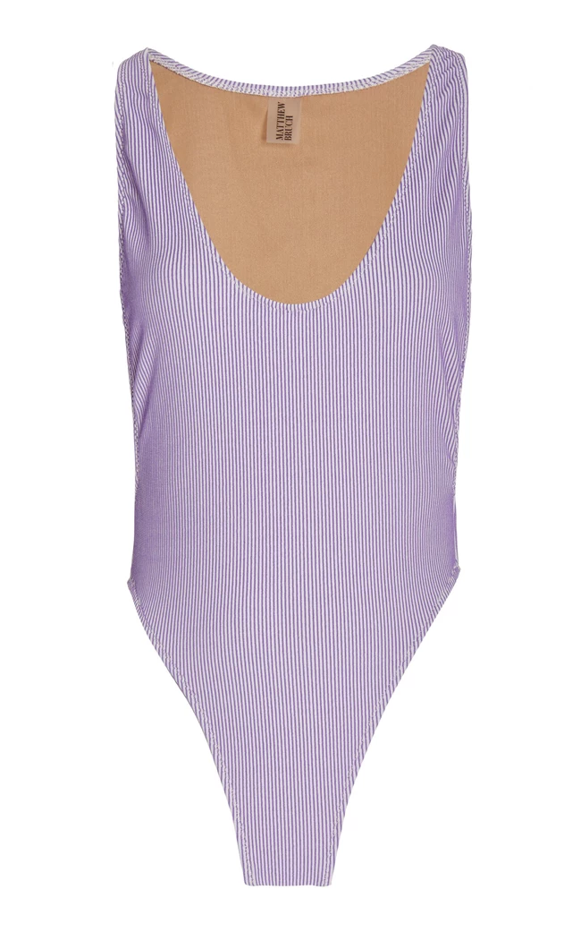 Ολόσωμο high-cut leg μαγιό, Matthew Bruch.