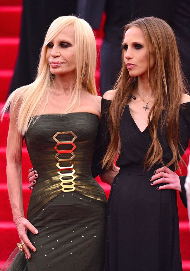 Donatella Versace Allegra Versace 2014