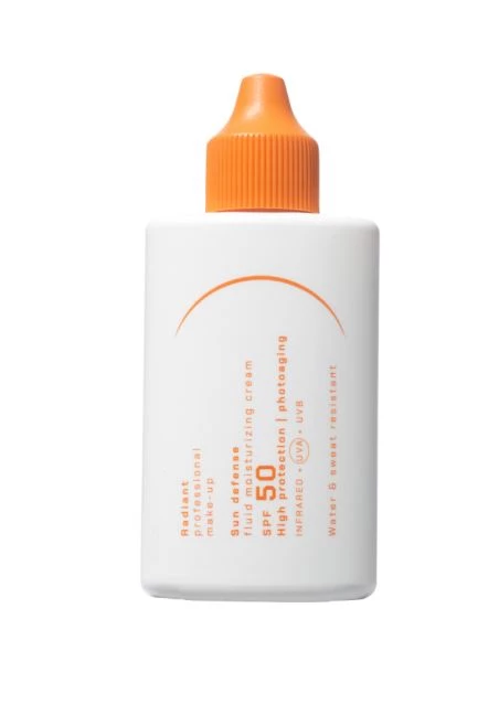 Λεπτόρρευστη αντηλιακή κρέμα προσώπου, Sun Defense Fluid Moisturizing Cream SPF50, Radiant