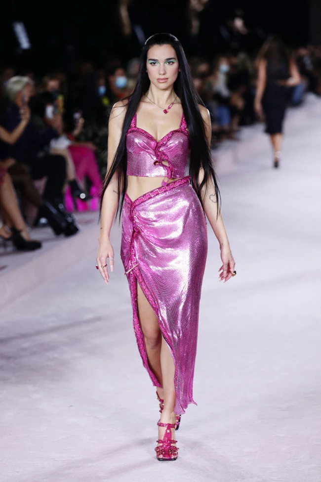 Dua Lipa for Versace Spring Summer 2022