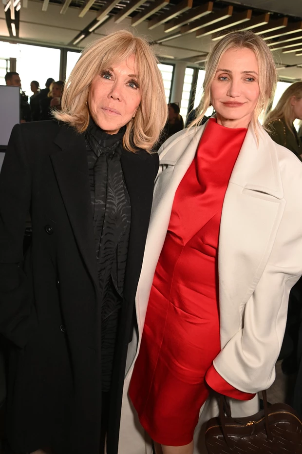 Cameron Diaz και Brigitte Macron