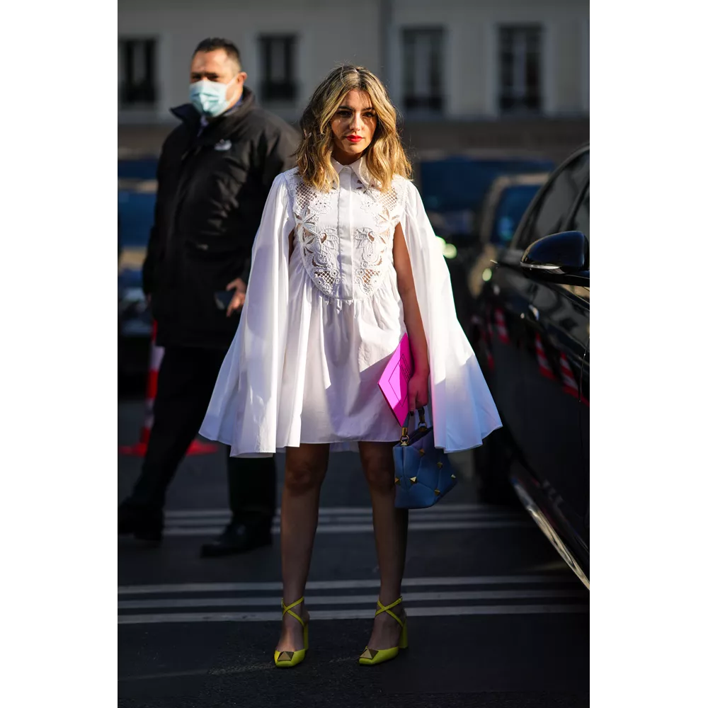 Λευκό shirtdress
