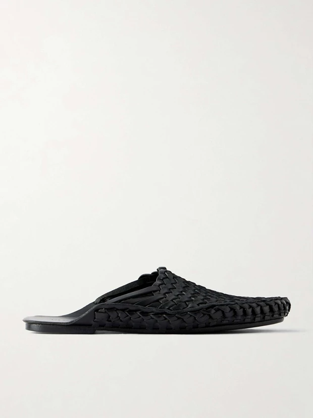 Wooven δερμάτινα mules, The Row.