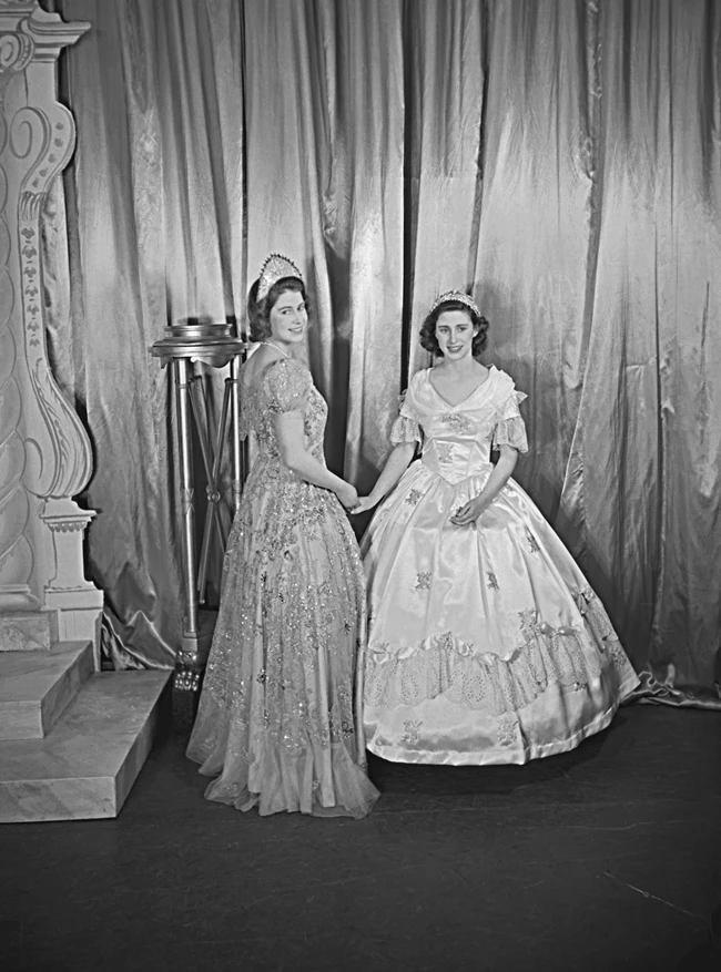 βασίλισσα Ελισάβετ - πριγκίπισσα Μαργαρίτα 1944