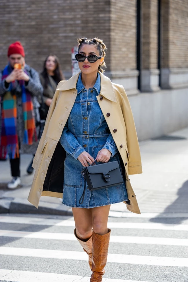 denim dress