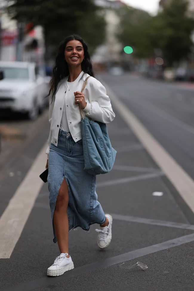 denim bag