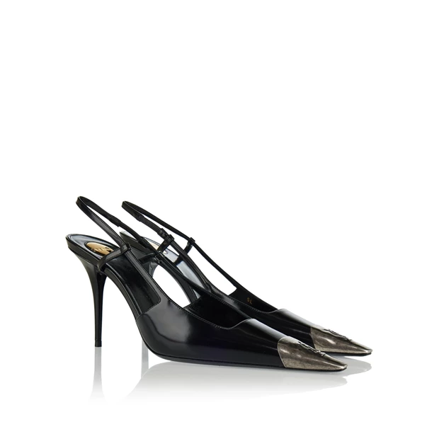 Slingback γόβες "Jeanne" Saint Laurent,  luisaworld.com.