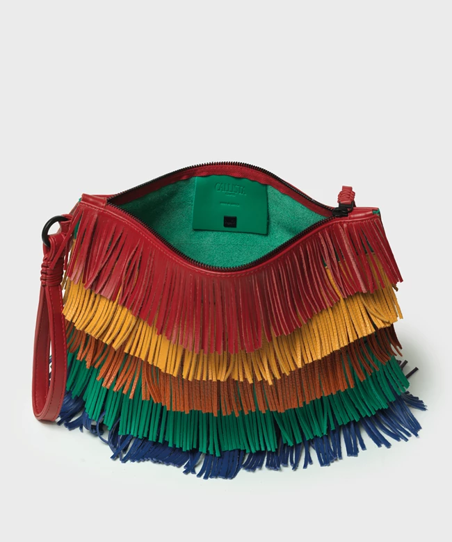 Fringe pochette Callista Crafts Pride June