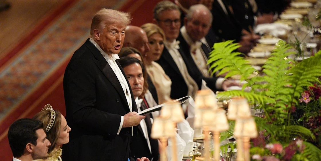 Η αινιγματική κριτική του Donald Trump για το μενού στο δείπνο του Windsor
