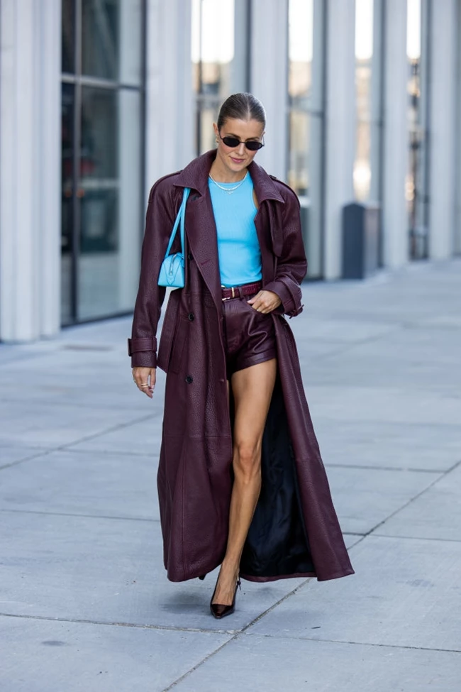 street style μπορντό