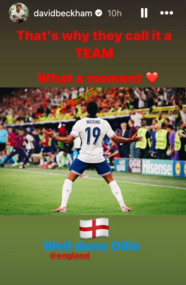 Euro 2024 | Οι πανηγυρισμοί του David Beckham και του πρίγκιπα William για τη νίκη της Αγγλίας