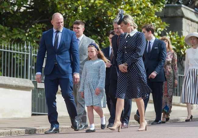 zara tindall - mike tindall πασχα 2022