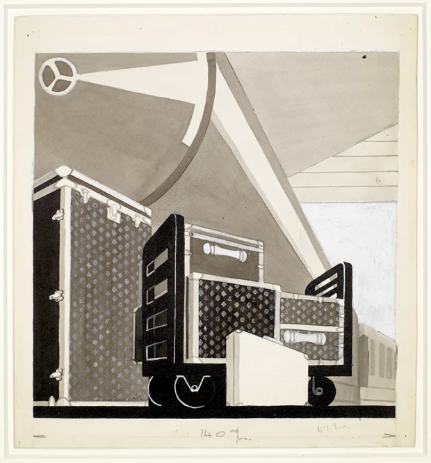 'The train Journey', advertising illustration, 1929