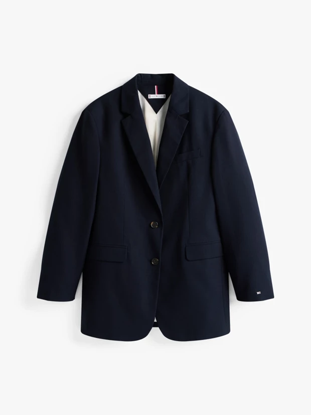 Άνετο blazer με μονή σειρά κουμπιών, Tommy Hilfiger.
