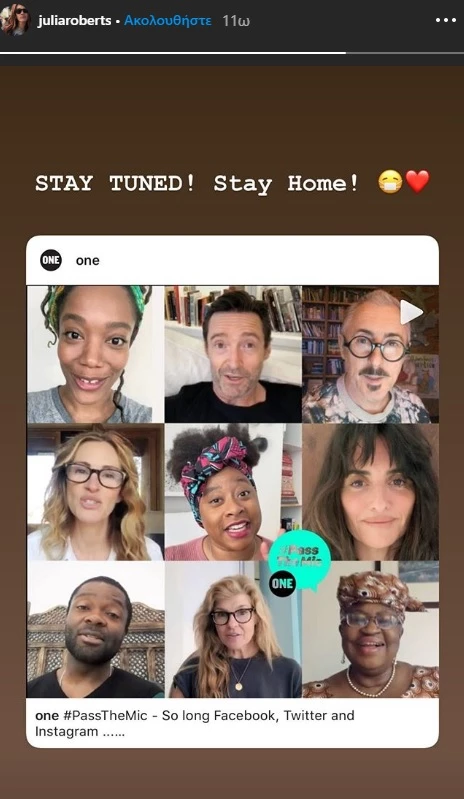 Οι celebrities δίνουν το βήμα στους ειδικούς να μιλήσουν για τον κορωνοϊό