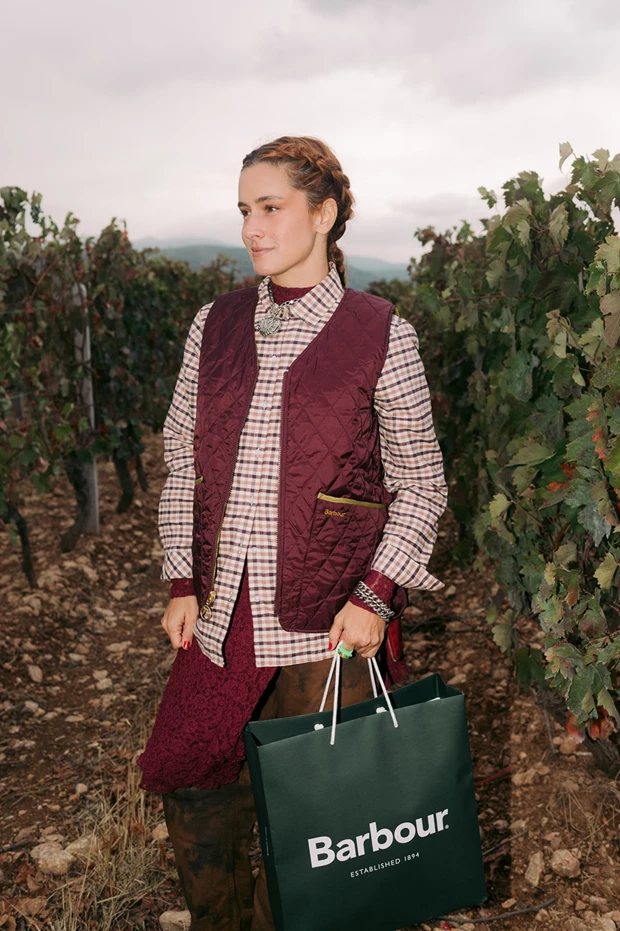 Κωνσταντίνα Κωνσταντινίδη στην Barbour