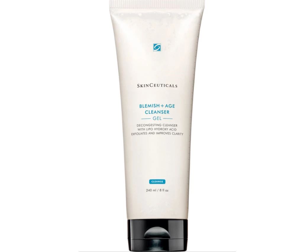 Τζελ καθαρισμού και απολέπισης Blemish + Age Cleanser Gel, SkinCeuticals (skinceauticals.gr)