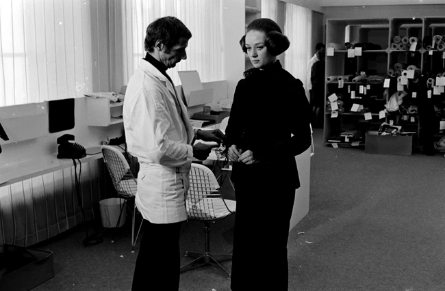 Marc Bohan and Niki de Saint Phalle