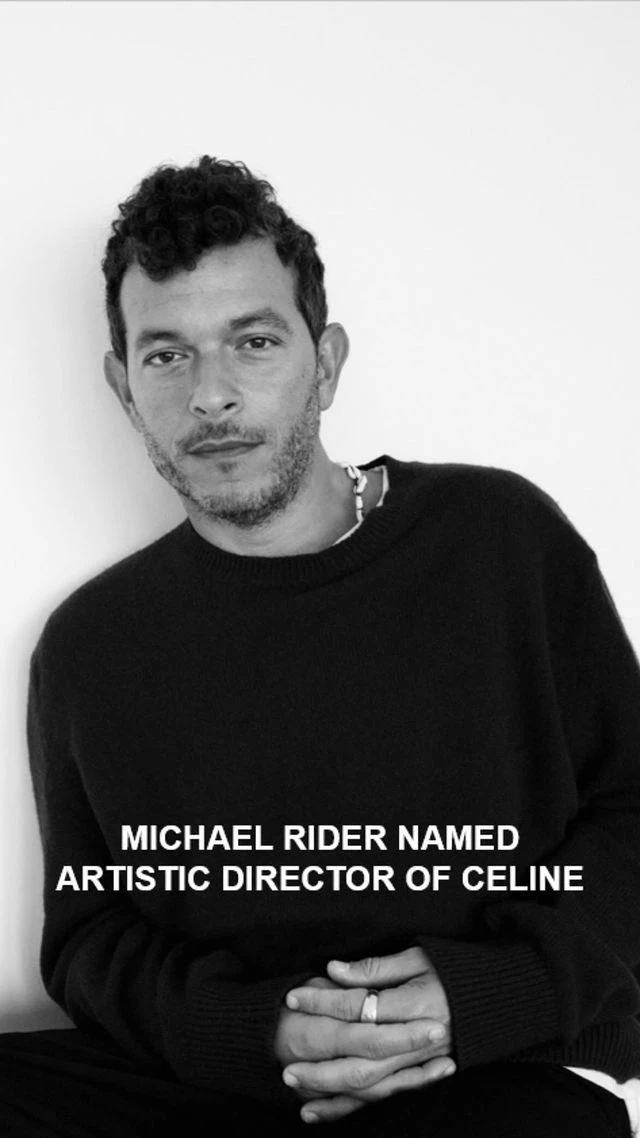 Ο Michael Rider είναι ο νέος artist director της Celine