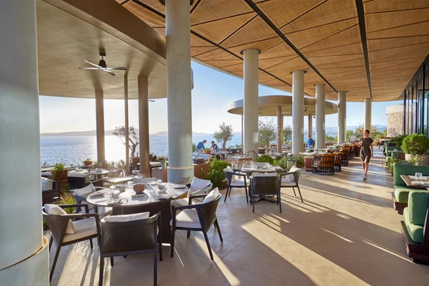 Το Oliviera Restaurant στο Mandarin Oriental, Costa Navarino