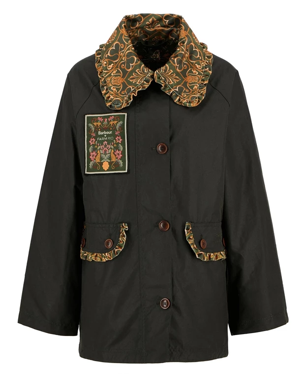 Μπουφάν Barbour x FARM Rio