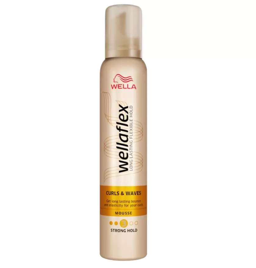 Wellaflex Curls & Waves Strong Hold Mousse, Wella