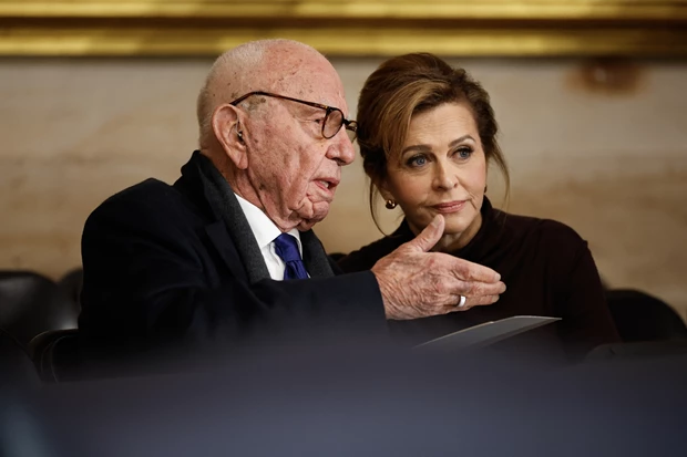 Rupert Murdoch & Elena Zhukova