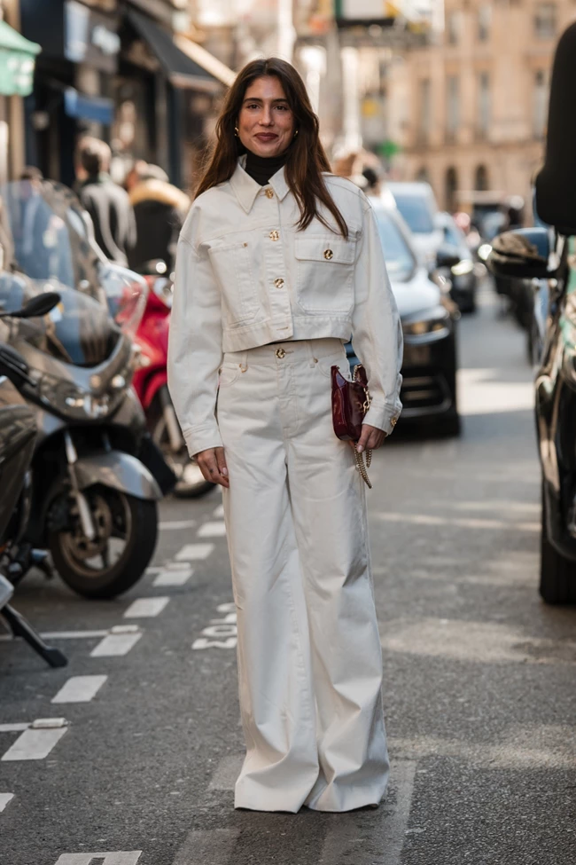 λευκό street style