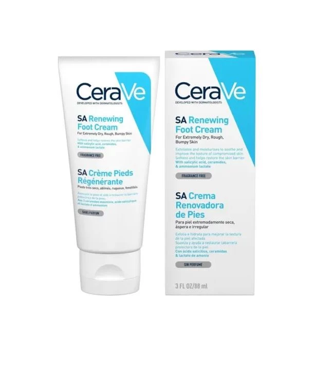 Αναπλαστική κρέμα ποδιών, Renewing Foot Cream, CeraVe (στα φαρμακεία)