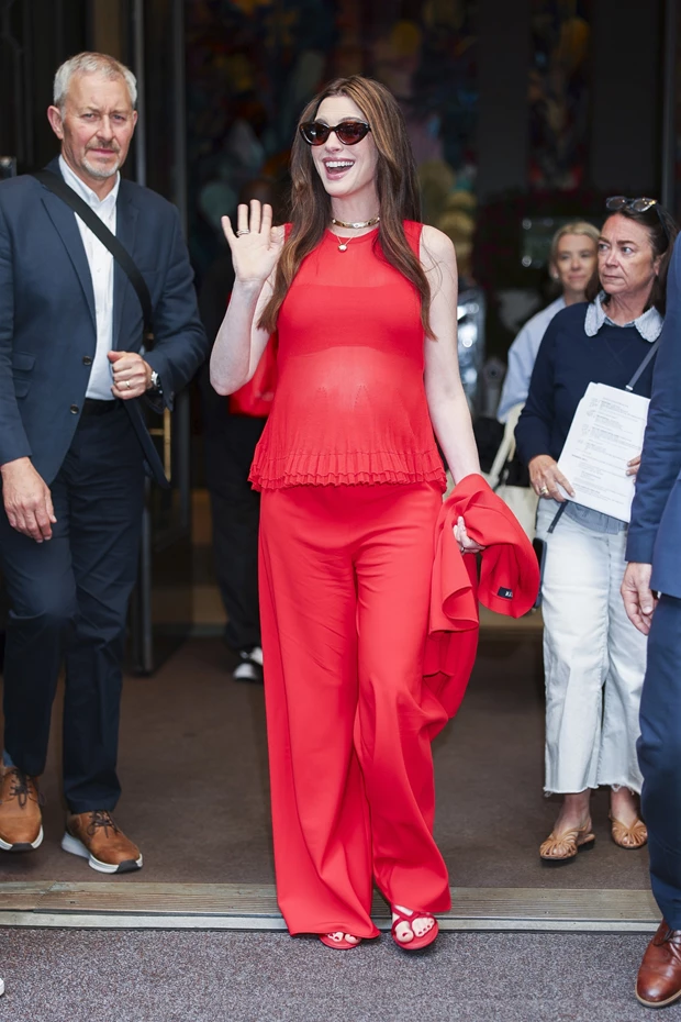 Anne Hathaway Maternity Style 2026