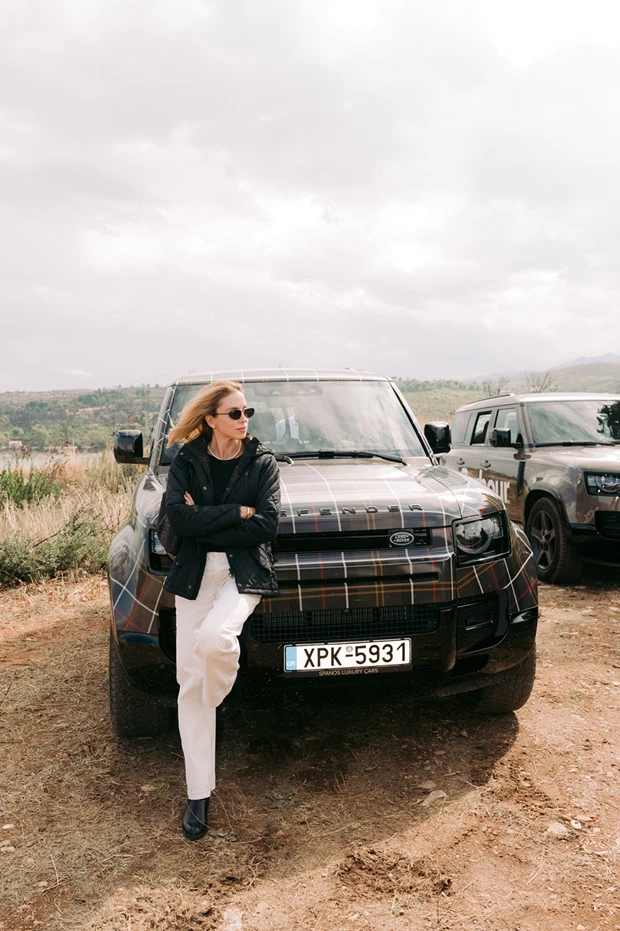 H Τζίνα Σμαριανάκη στη γιορτή της Barbour