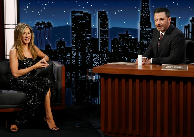 Jennifer Aniston Jimmy Kimmel