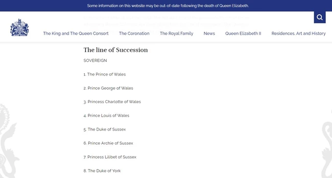 Είναι επίσημο! Η αλλαγή των τίτλων της Lilibet και του Archie στο site της βασιλικής οικογένειας της Αγγλίας