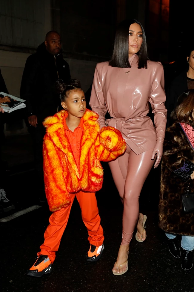 Celebrities Kim Kardashian North West