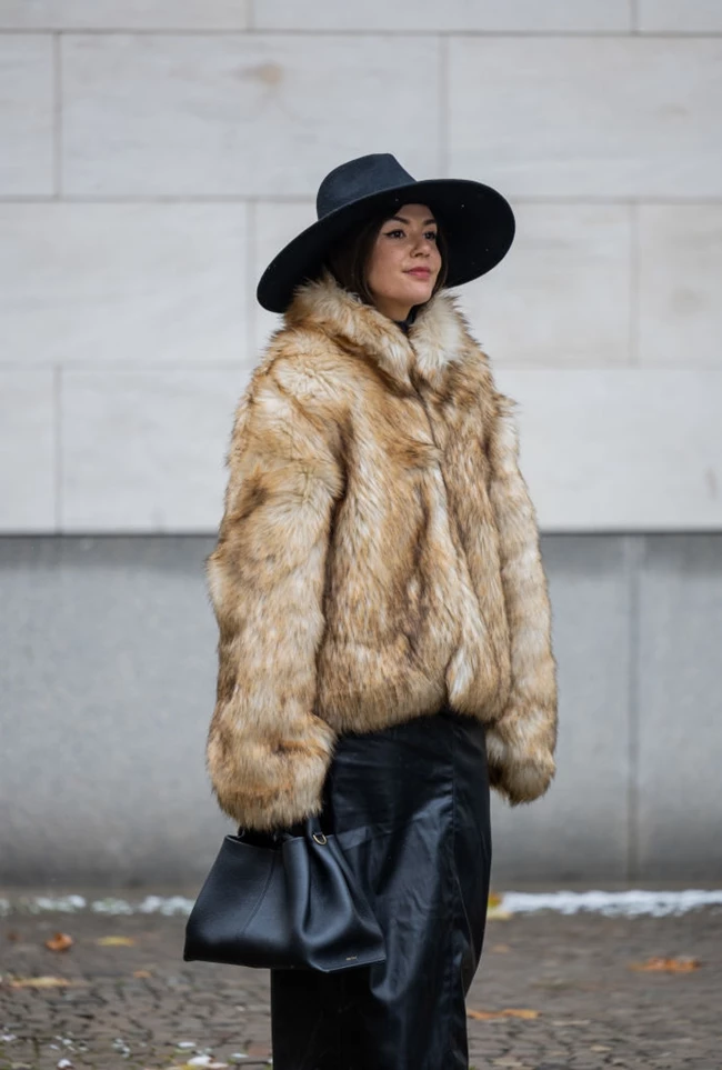 faux fur coat