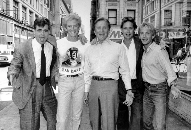 Kirk Douglas and sons