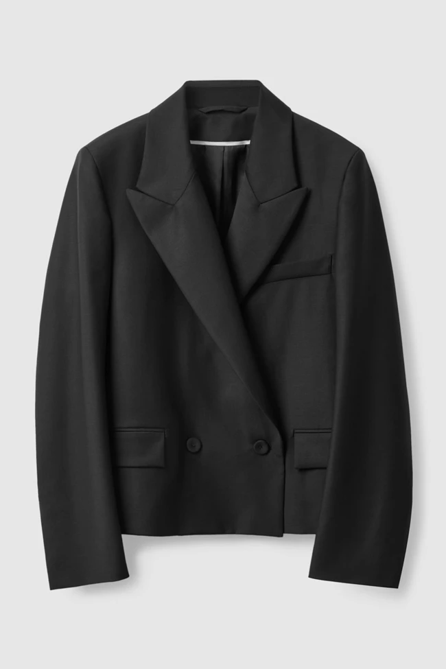 Μαύρο cropped σακάκι, Cos.