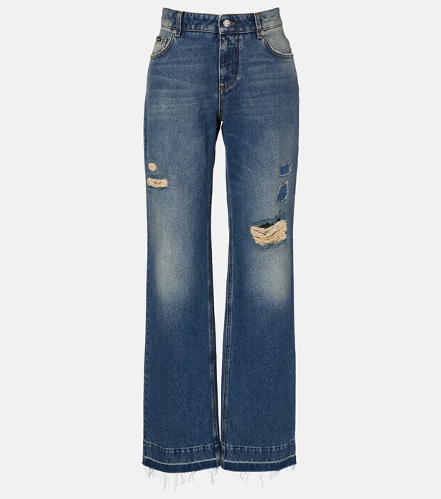 Distressed τζιν, Dolce&Gabbana.