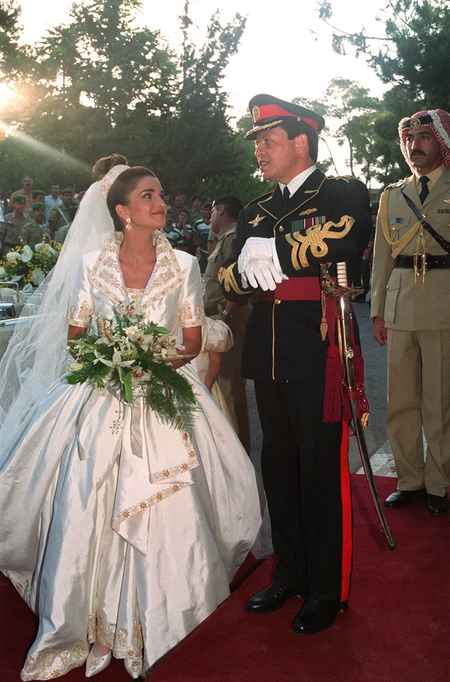 Rania of Jordan wedding